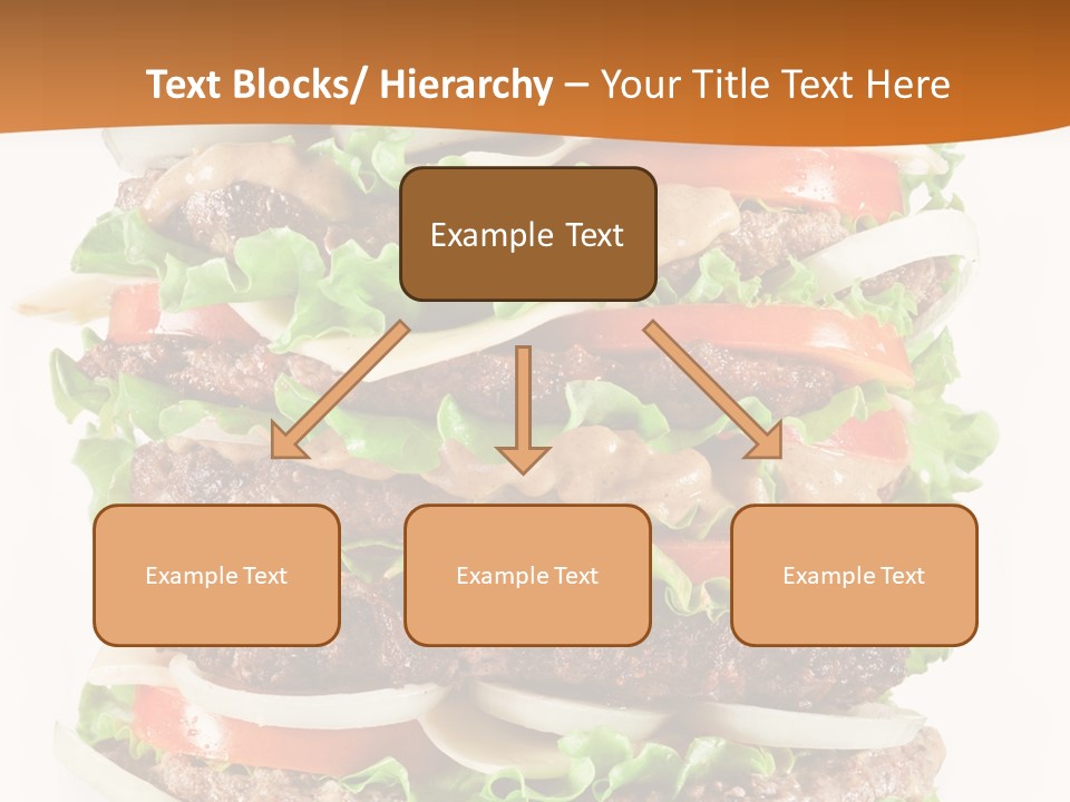 Sesame Onion Burger PowerPoint Template
