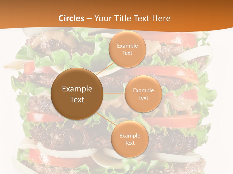 Sesame Onion Burger PowerPoint Template