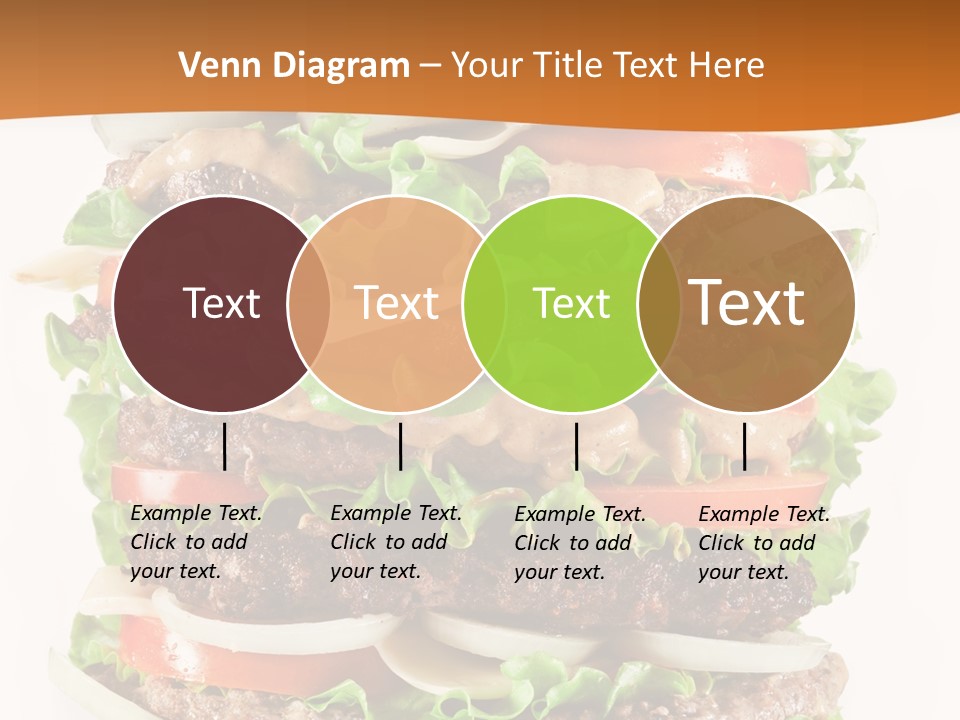 Sesame Onion Burger PowerPoint Template