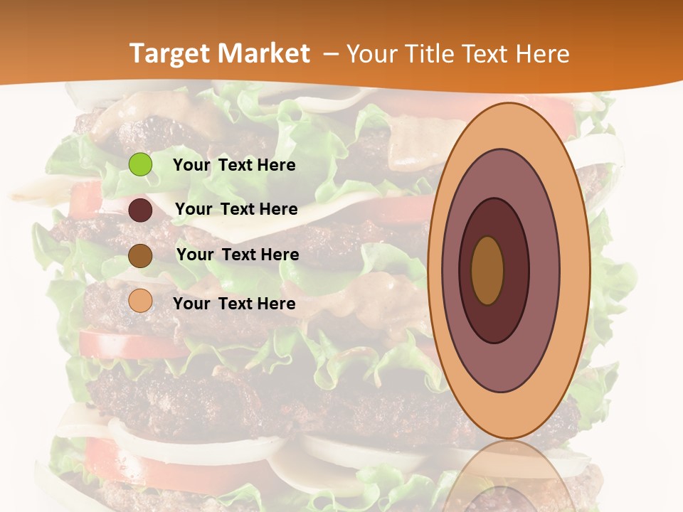 Sesame Onion Burger PowerPoint Template