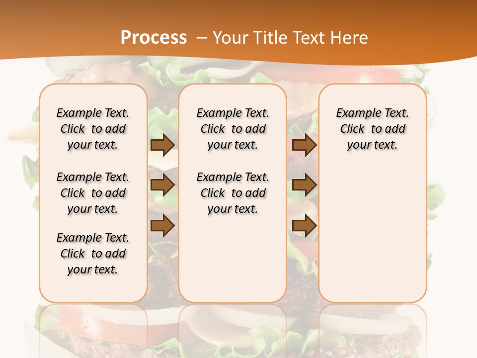 Sesame Onion Burger PowerPoint Template