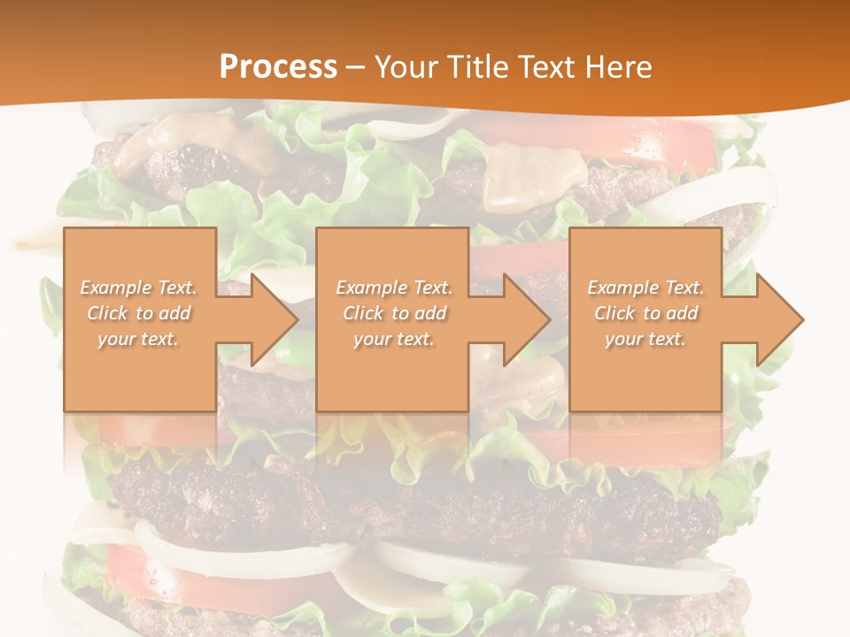 Sesame Onion Burger PowerPoint Template