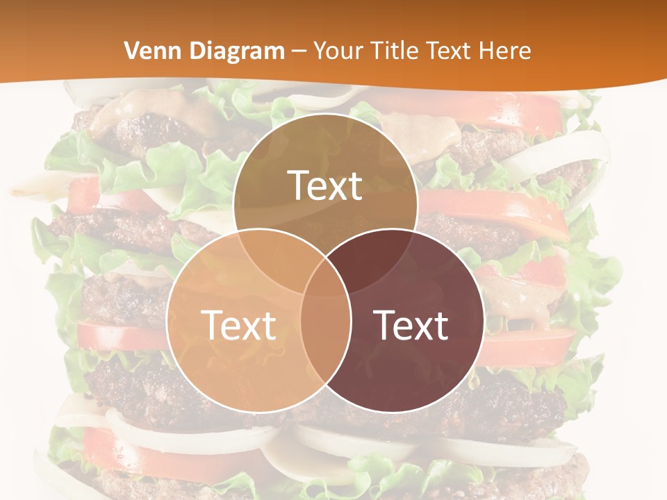 Sesame Onion Burger PowerPoint Template