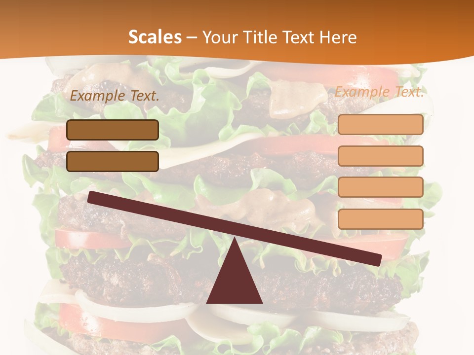 Sesame Onion Burger PowerPoint Template