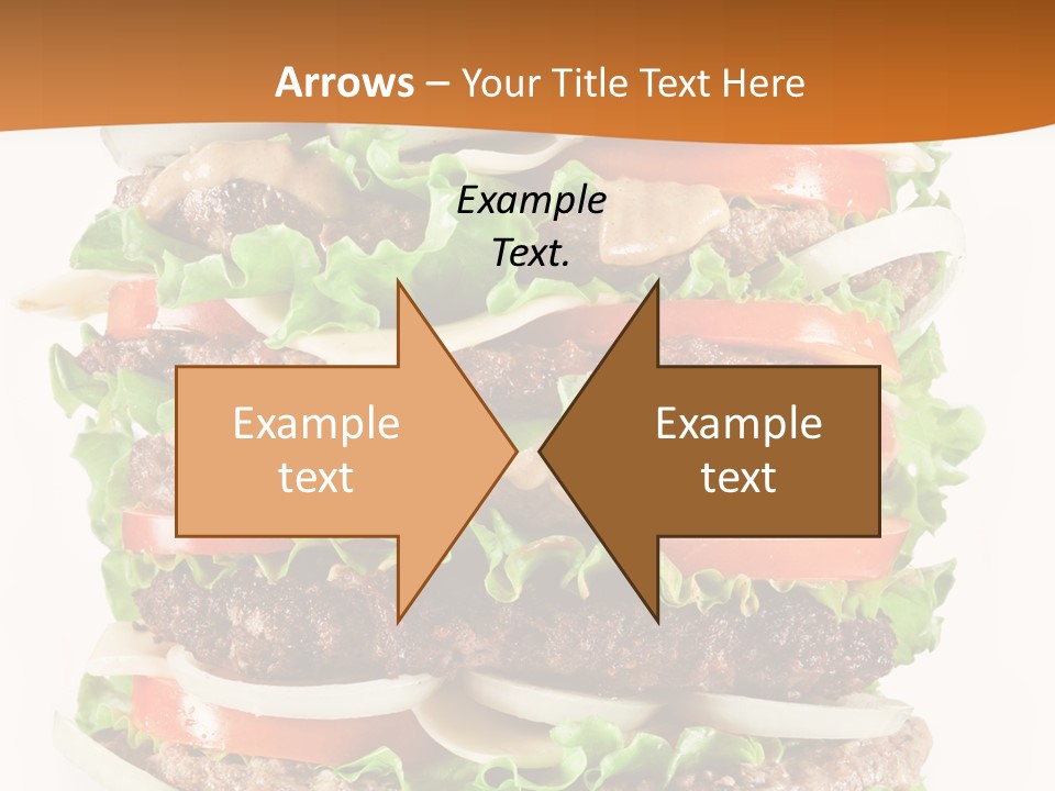 Sesame Onion Burger PowerPoint Template