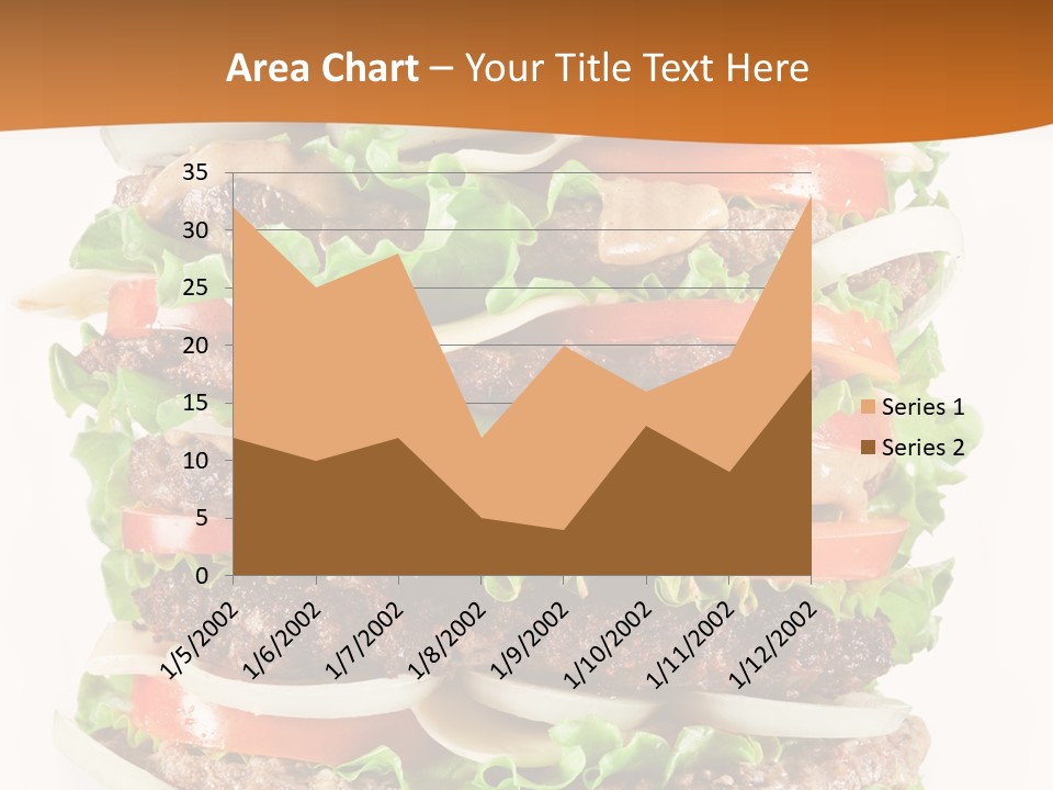 Sesame Onion Burger PowerPoint Template