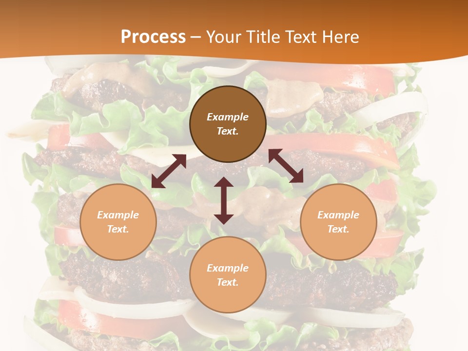 Sesame Onion Burger PowerPoint Template