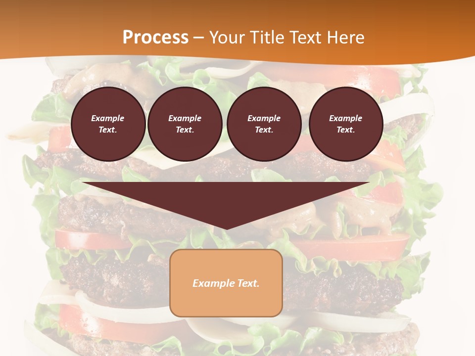 Sesame Onion Burger PowerPoint Template