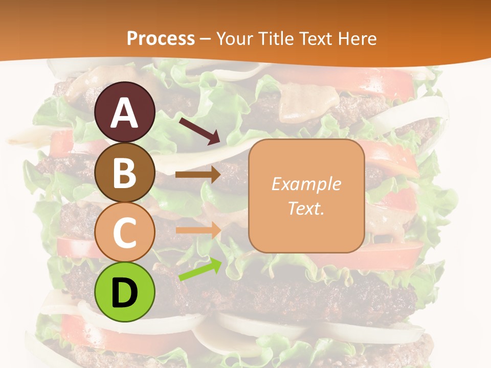 Sesame Onion Burger PowerPoint Template