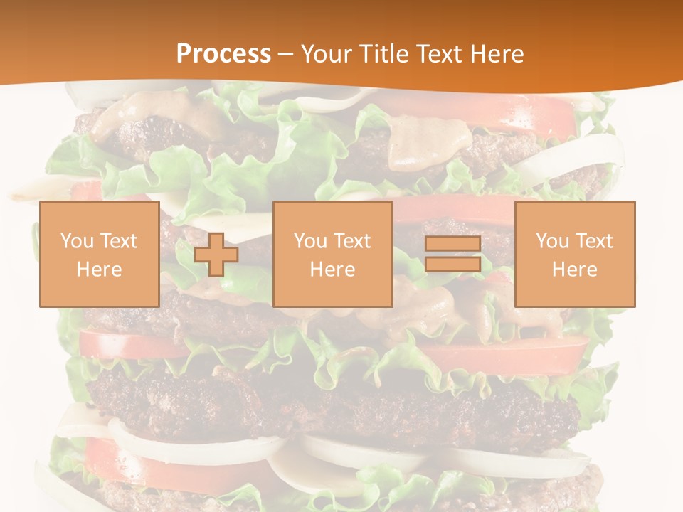 Sesame Onion Burger PowerPoint Template