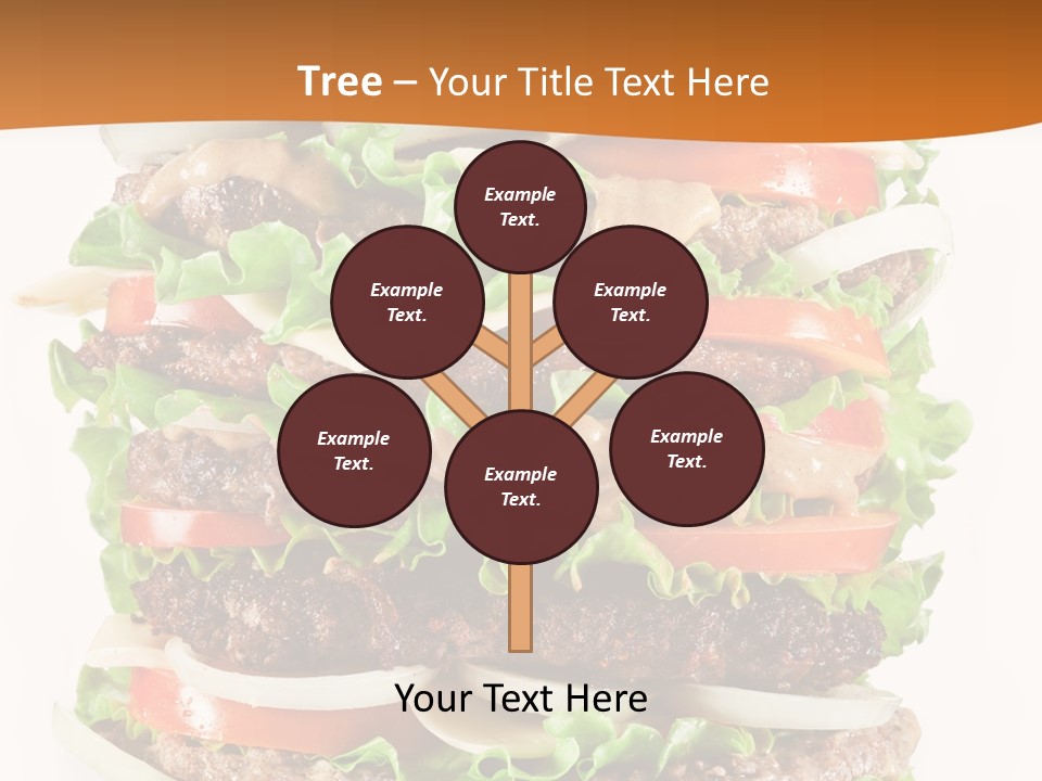 Sesame Onion Burger PowerPoint Template