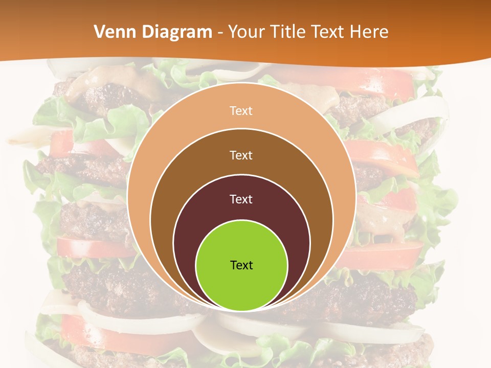 Sesame Onion Burger PowerPoint Template