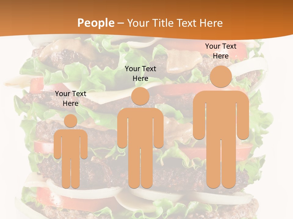 Sesame Onion Burger PowerPoint Template