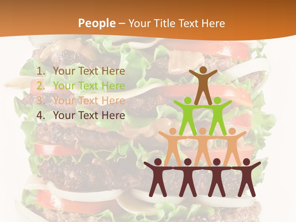 Sesame Onion Burger PowerPoint Template