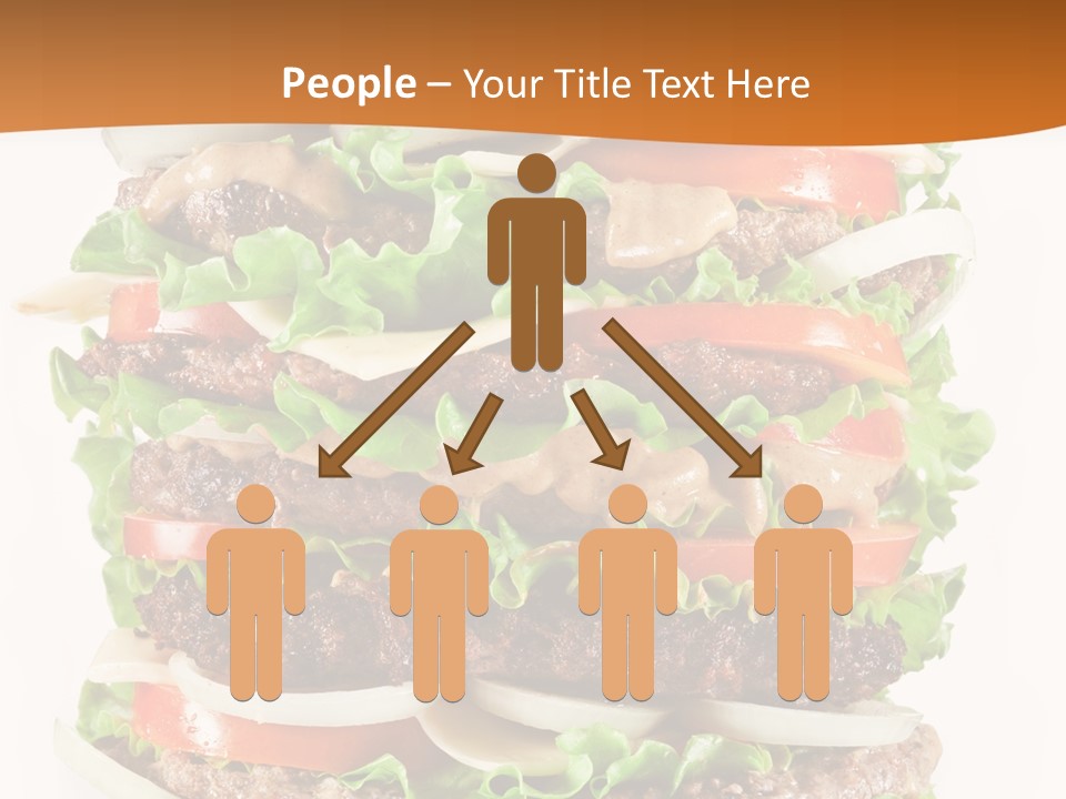 Sesame Onion Burger PowerPoint Template