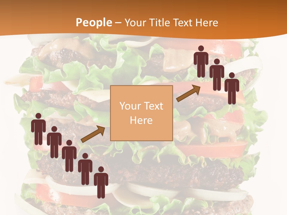 Sesame Onion Burger PowerPoint Template