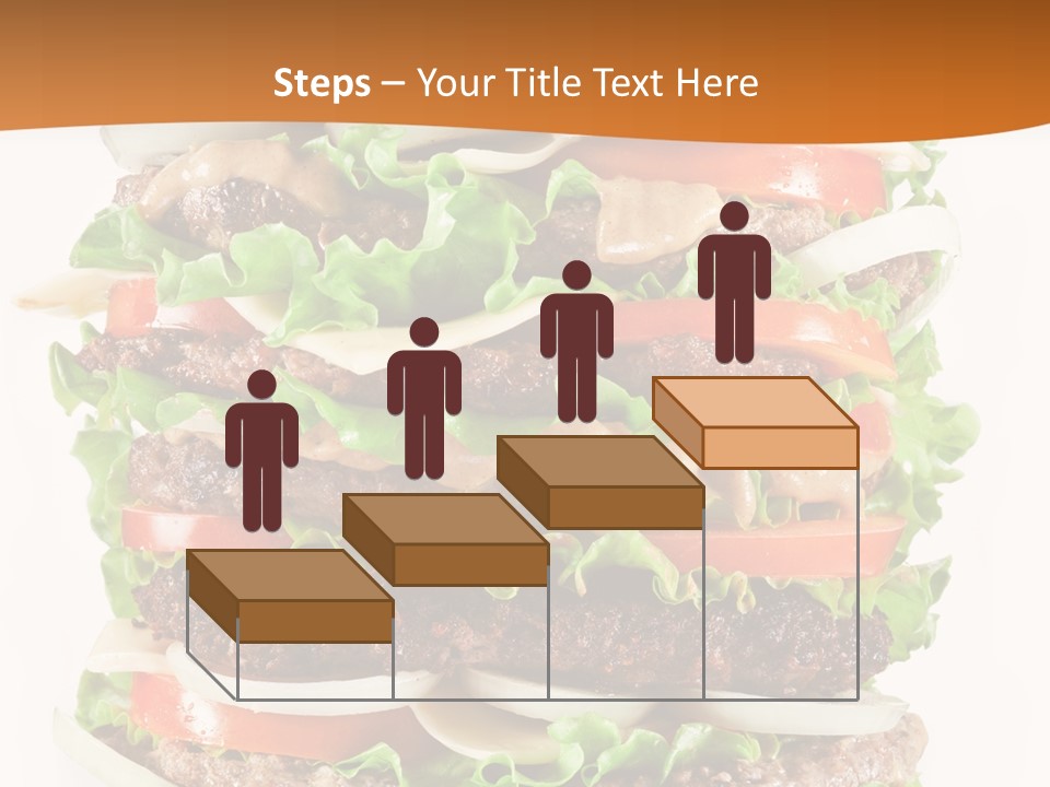 Sesame Onion Burger PowerPoint Template