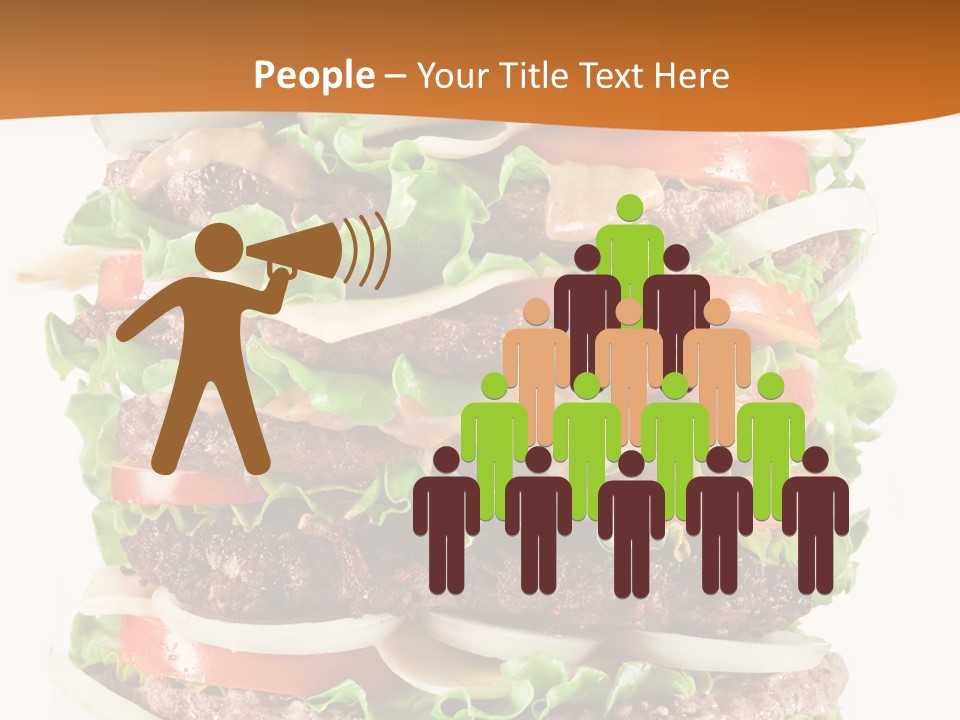 Sesame Onion Burger PowerPoint Template