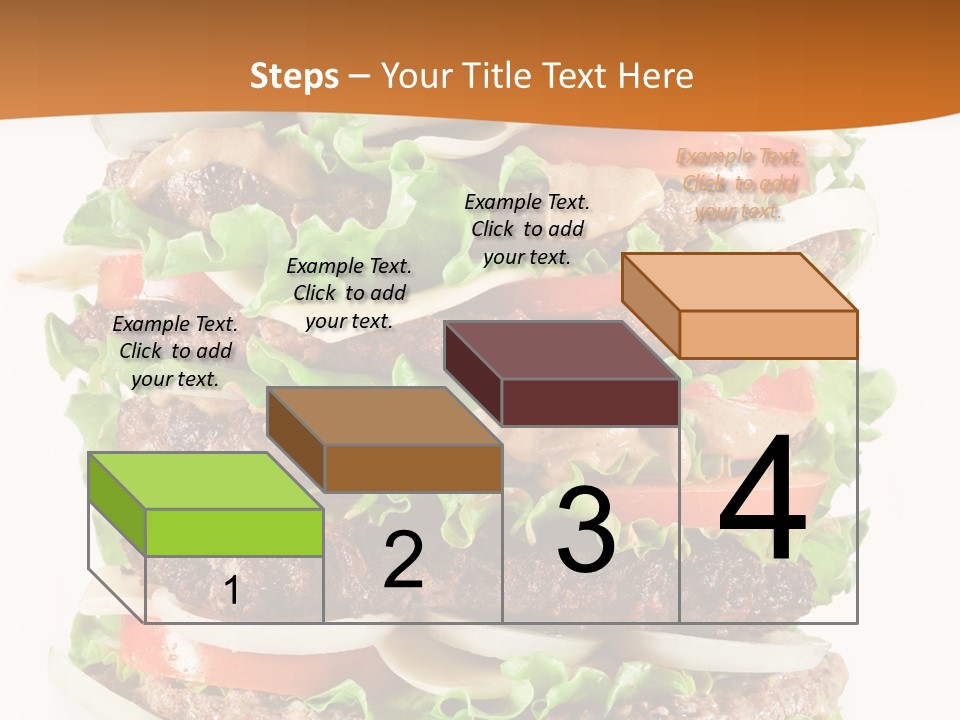 Sesame Onion Burger PowerPoint Template