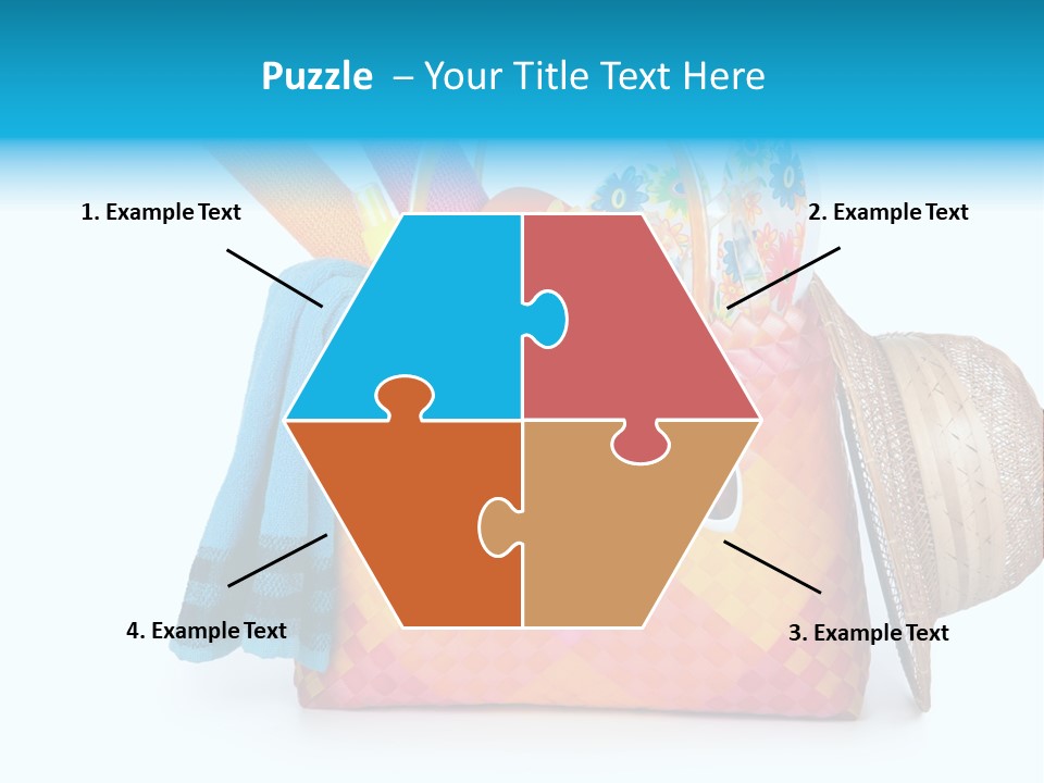 Tropical Summer Pool PowerPoint Template