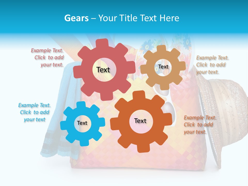 Tropical Summer Pool PowerPoint Template