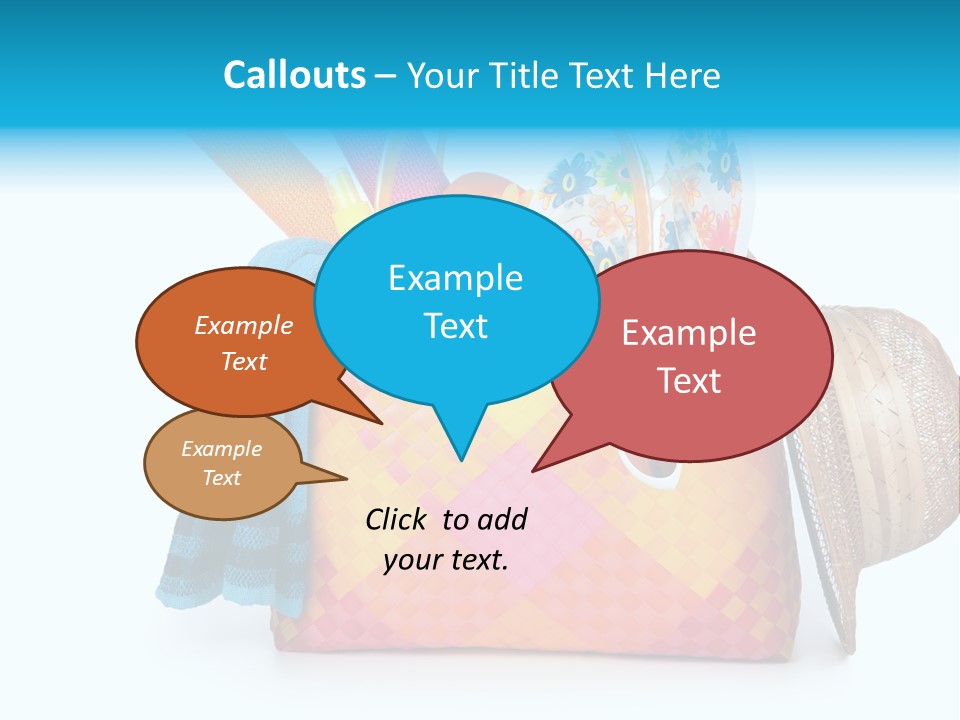 Tropical Summer Pool PowerPoint Template