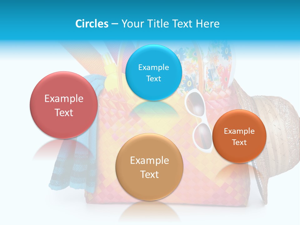 Tropical Summer Pool PowerPoint Template