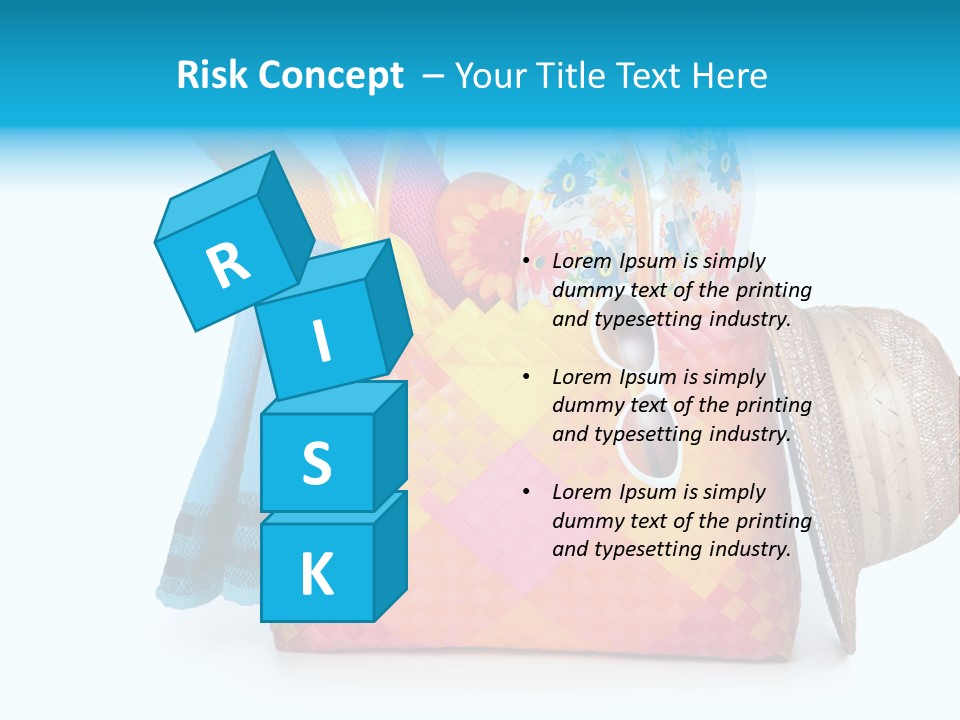 Tropical Summer Pool PowerPoint Template