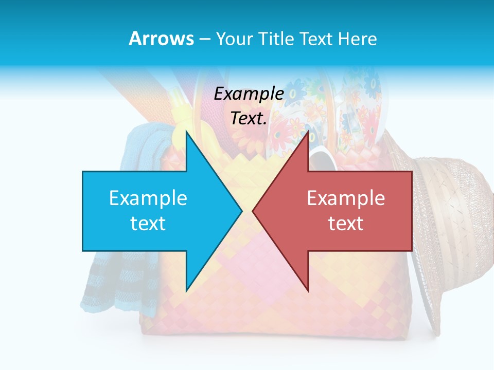 Tropical Summer Pool PowerPoint Template