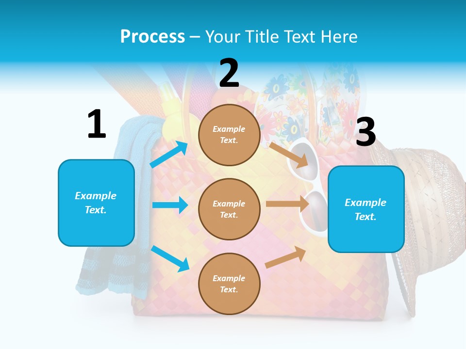 Tropical Summer Pool PowerPoint Template