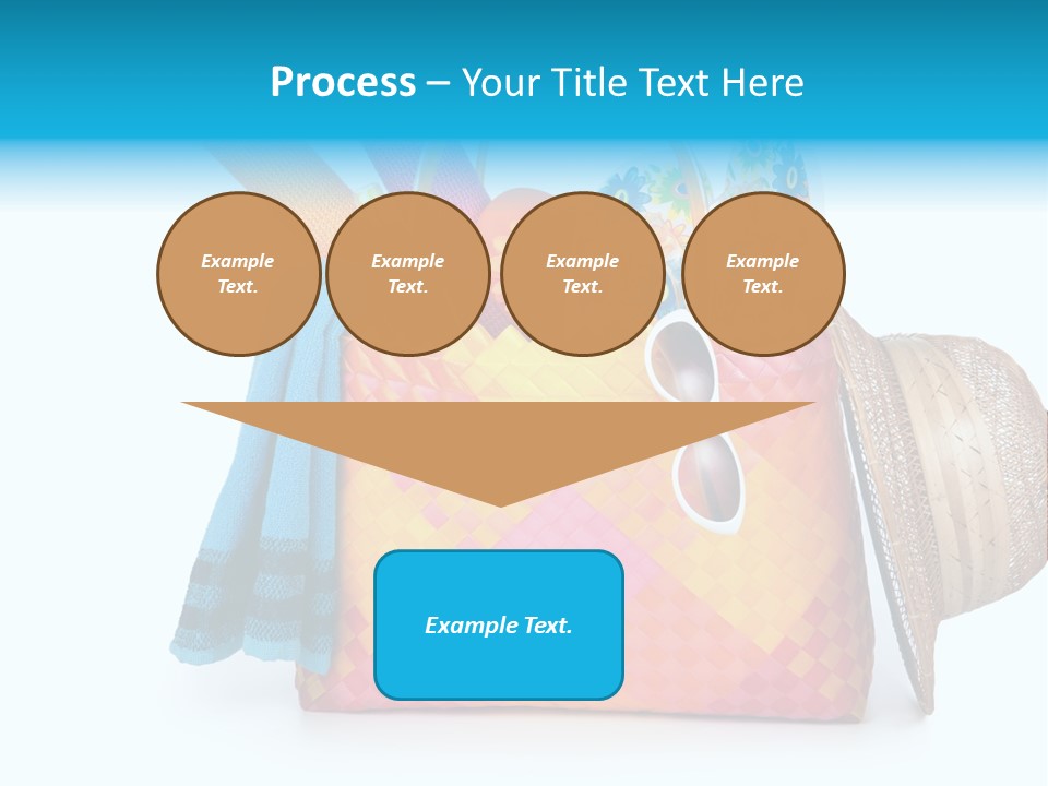 Tropical Summer Pool PowerPoint Template