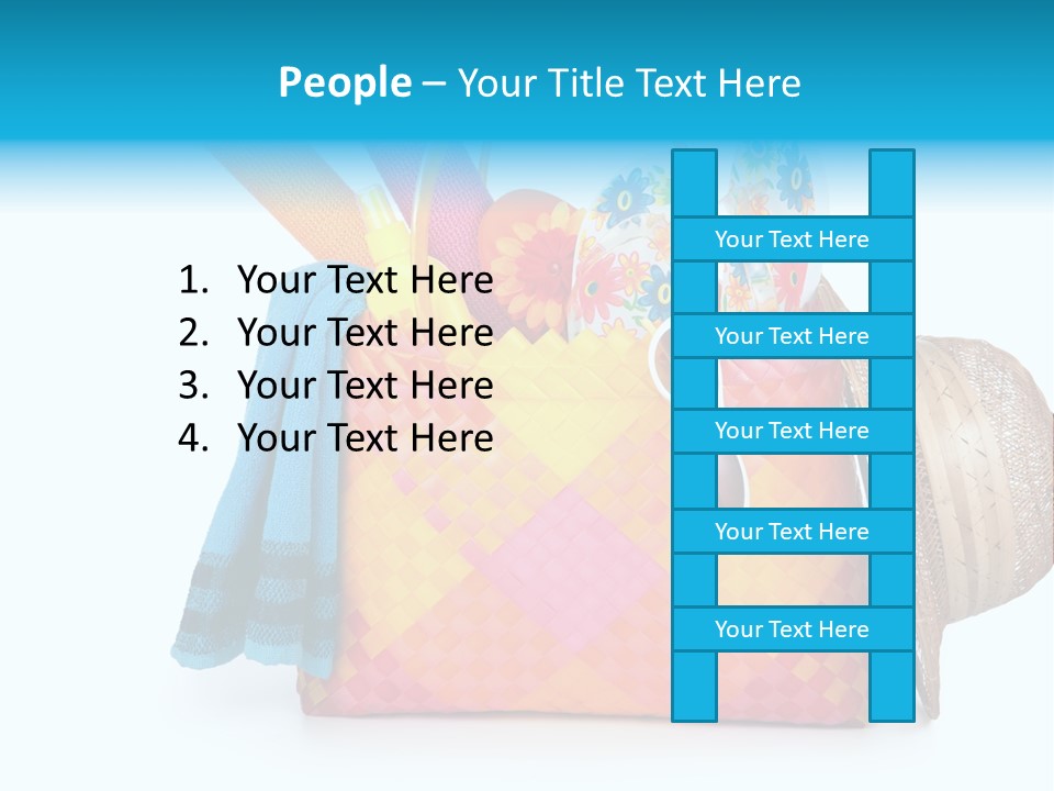 Tropical Summer Pool PowerPoint Template