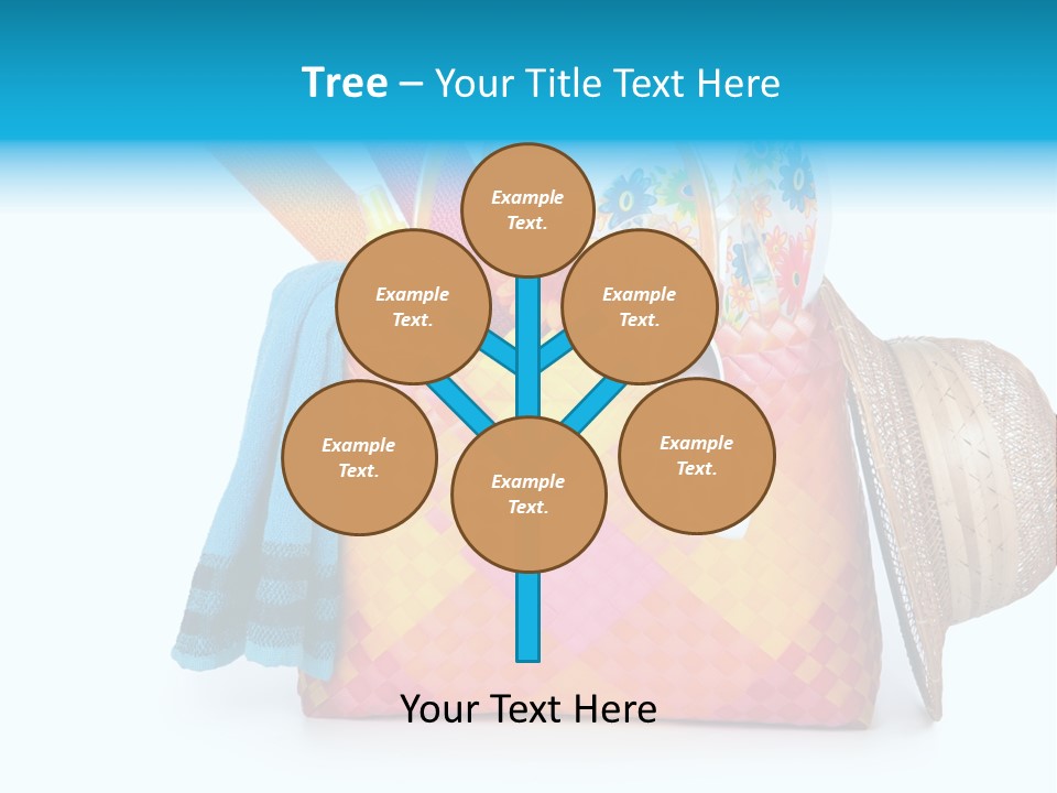 Tropical Summer Pool PowerPoint Template