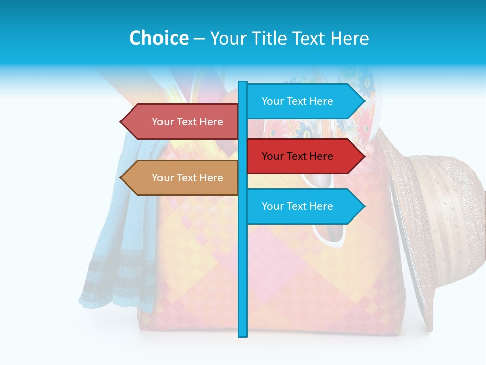 Tropical Summer Pool PowerPoint Template