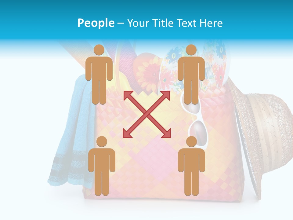 Tropical Summer Pool PowerPoint Template