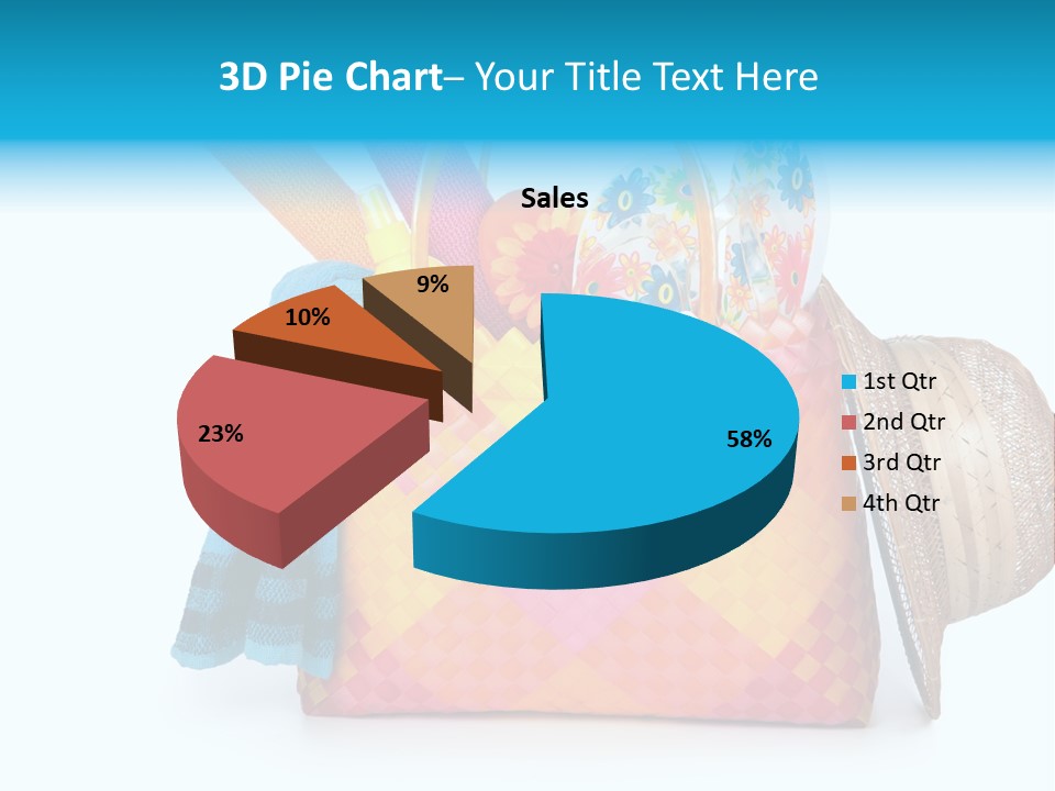 Tropical Summer Pool PowerPoint Template