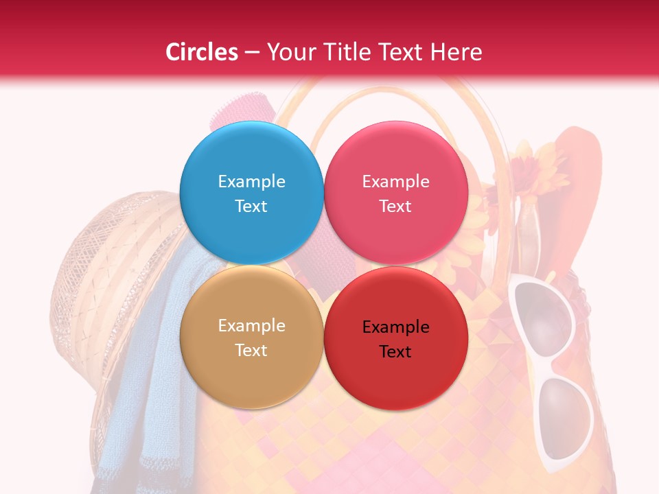 Hat Pool Tourism PowerPoint Template