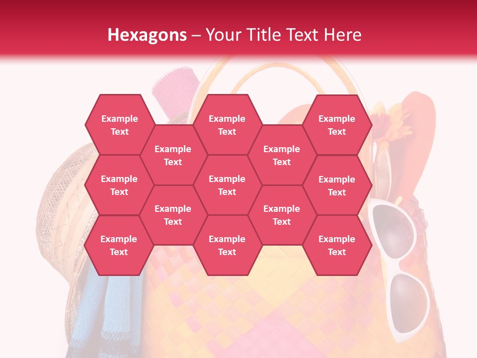 Hat Pool Tourism PowerPoint Template