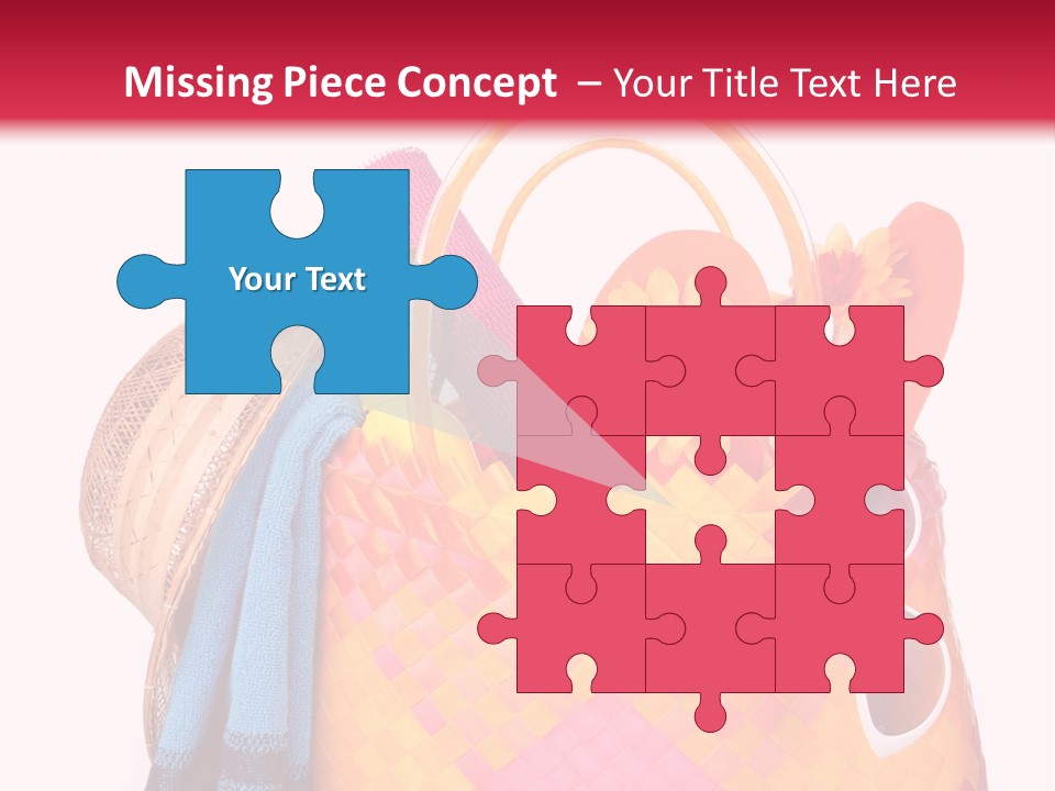 Hat Pool Tourism PowerPoint Template