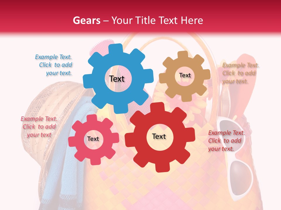 Hat Pool Tourism PowerPoint Template