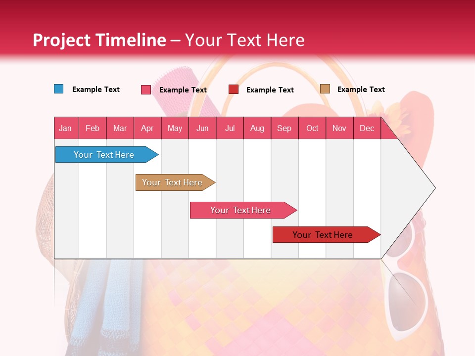 Hat Pool Tourism PowerPoint Template