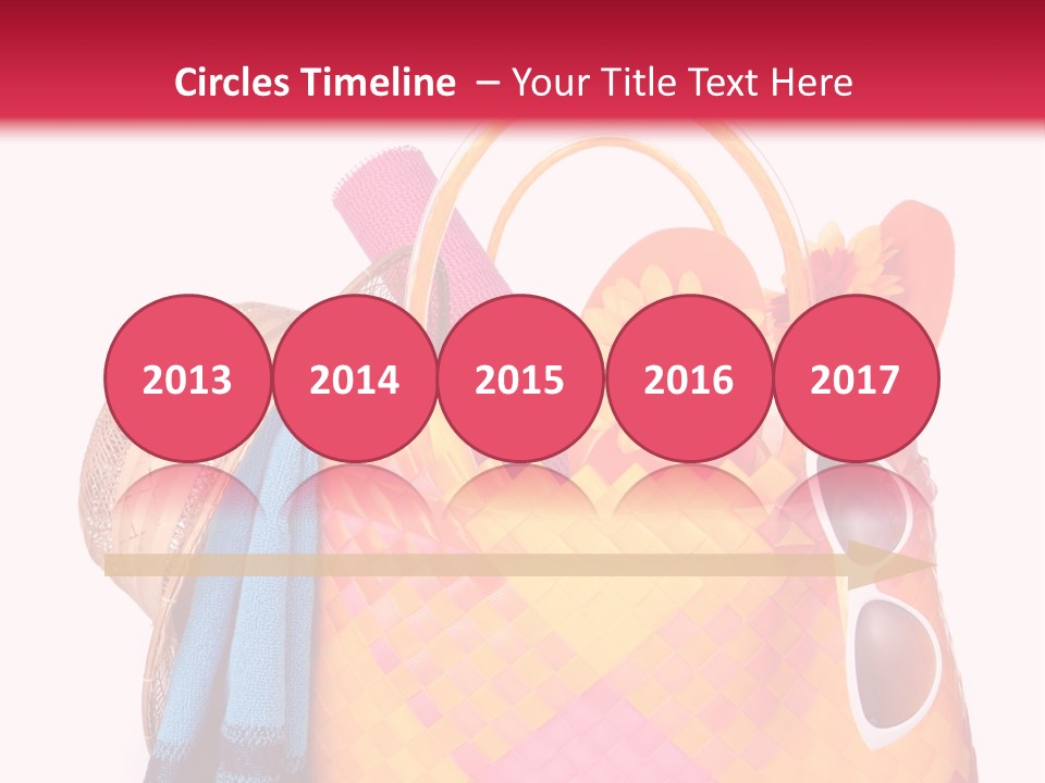 Hat Pool Tourism PowerPoint Template