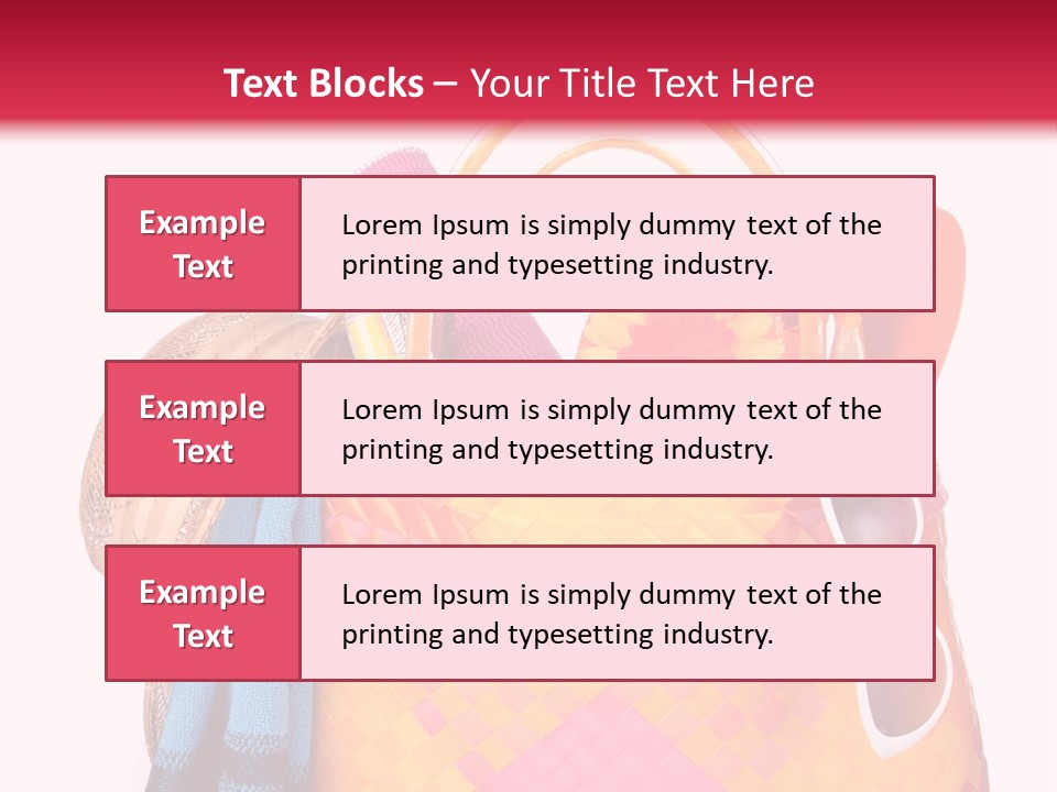 Hat Pool Tourism PowerPoint Template