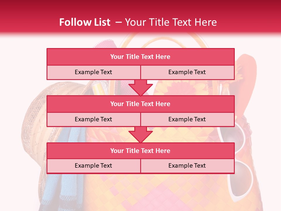Hat Pool Tourism PowerPoint Template