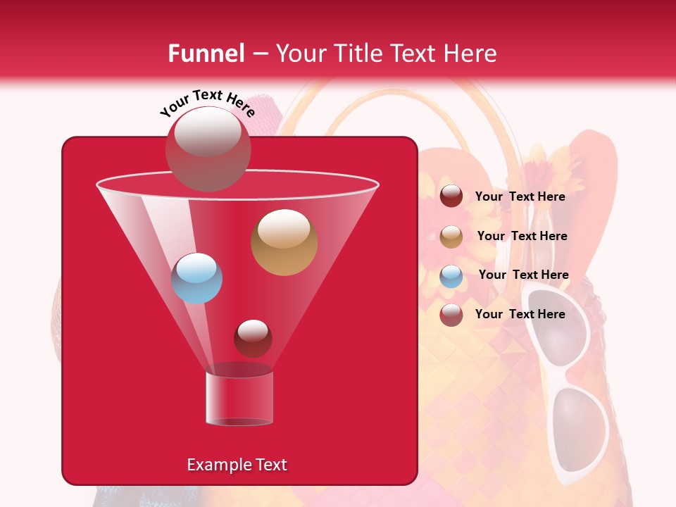 Hat Pool Tourism PowerPoint Template