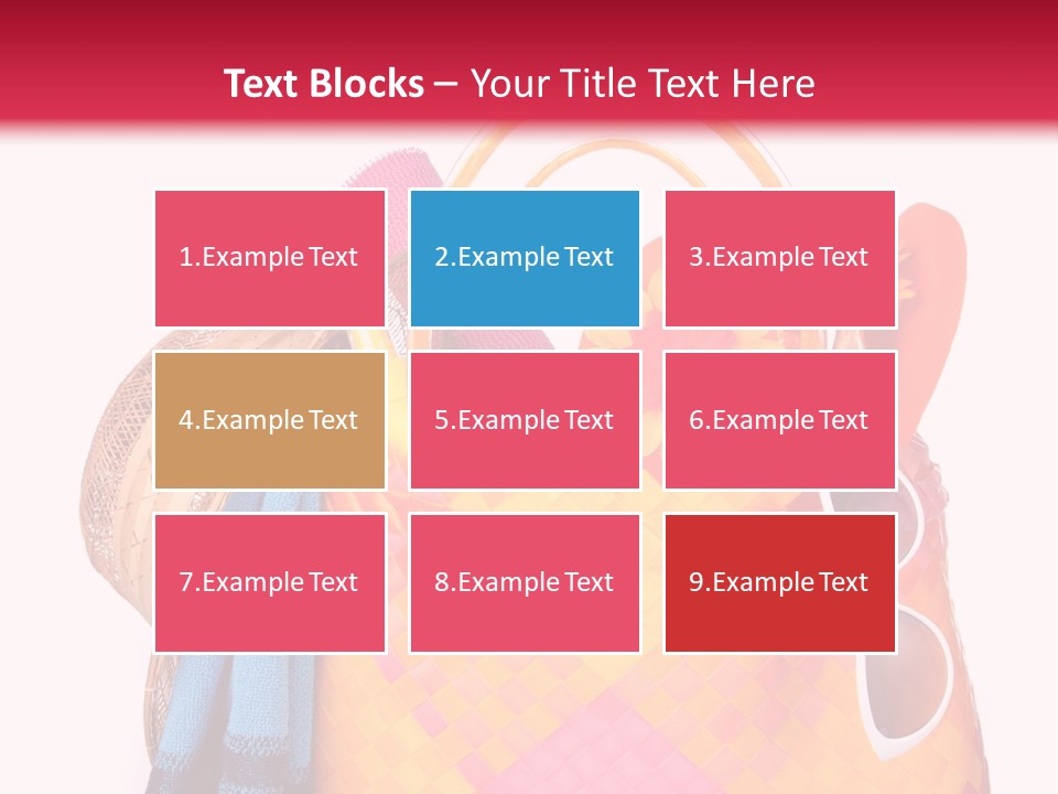 Hat Pool Tourism PowerPoint Template