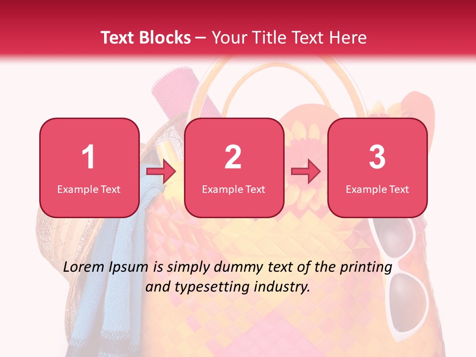 Hat Pool Tourism PowerPoint Template