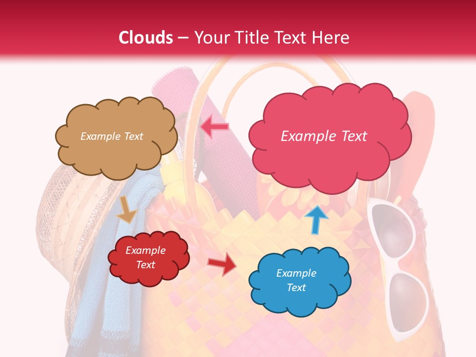 Hat Pool Tourism PowerPoint Template