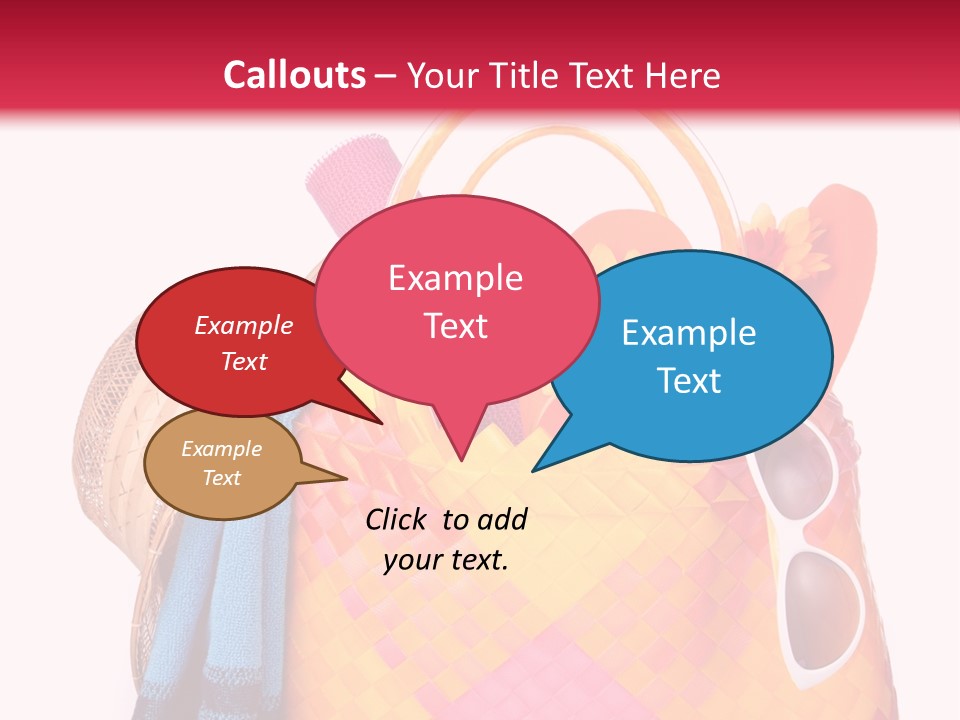 Hat Pool Tourism PowerPoint Template