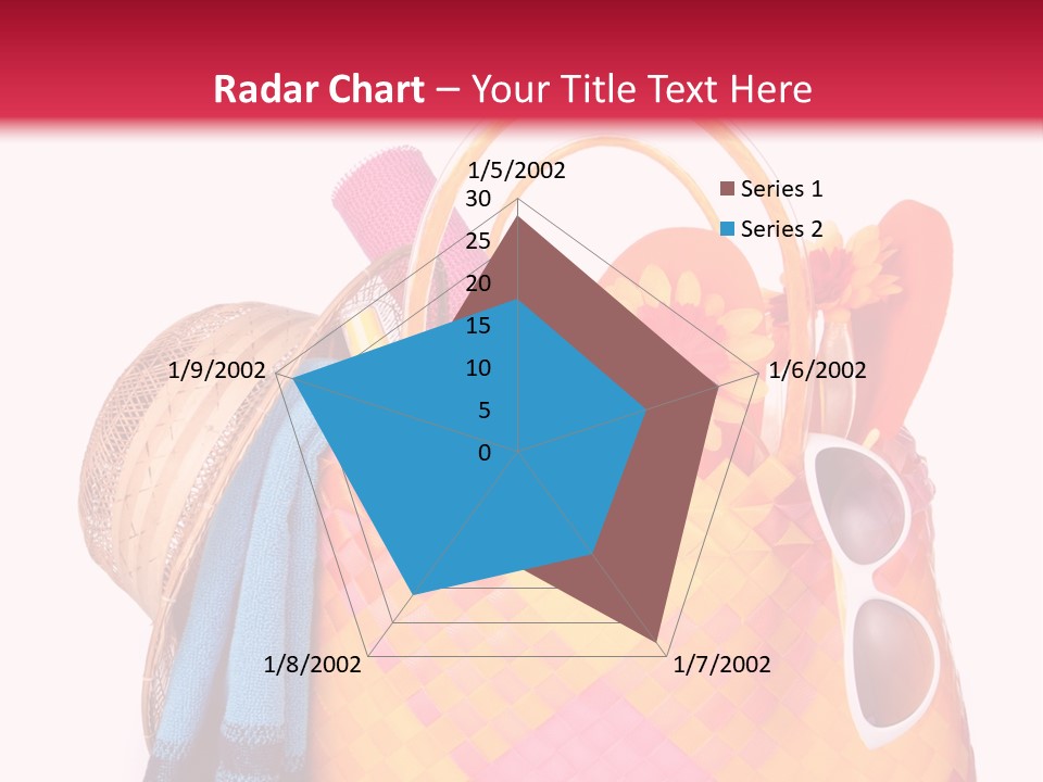 Hat Pool Tourism PowerPoint Template